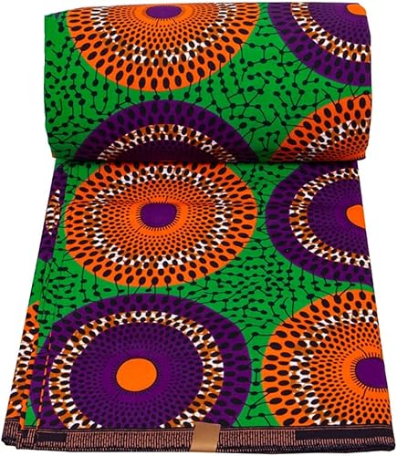 Miniatura 4 de África tela de algodón Ankara viste telas batik de moda nigeriana 6 yardaslote 24fs1403 3 yardas