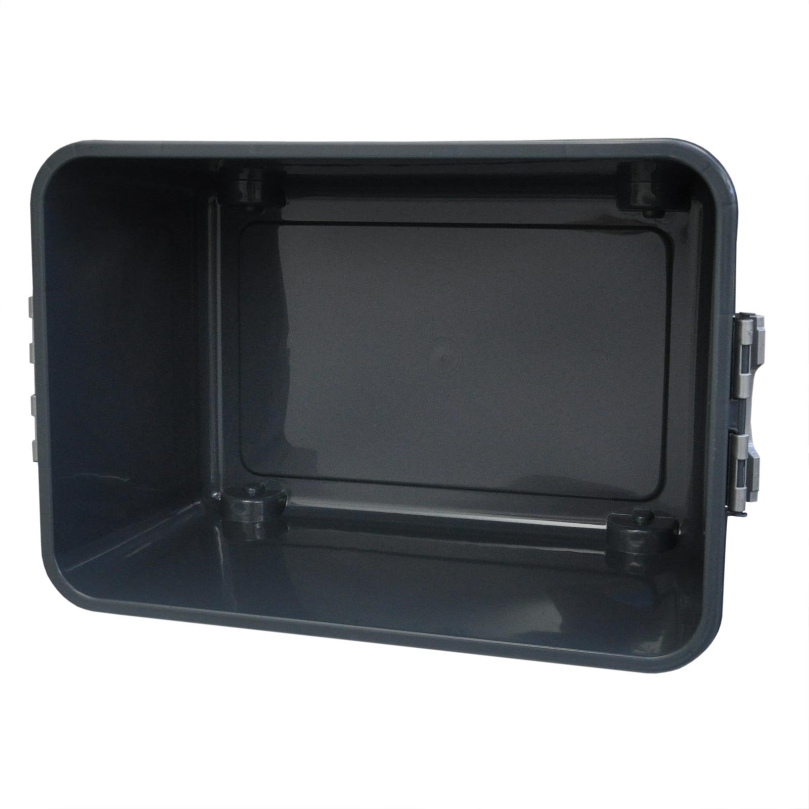 Wilai Set: 3 Aufbewahrungsboxen mit Deckel und Rollen 45 Liter grau (3x22321)