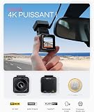 VANTRUE E1 Pro 4K HDR Car Dash Cam Front Sony STARVIS 2, 5G WiFi Dashcam & Free CPL,GPS Voice Control, 24H Parking Mode, Car Camera Dash Cam Night Vision, 1.54" 160°Hidden Front Dashcam, Support 1TB - 2