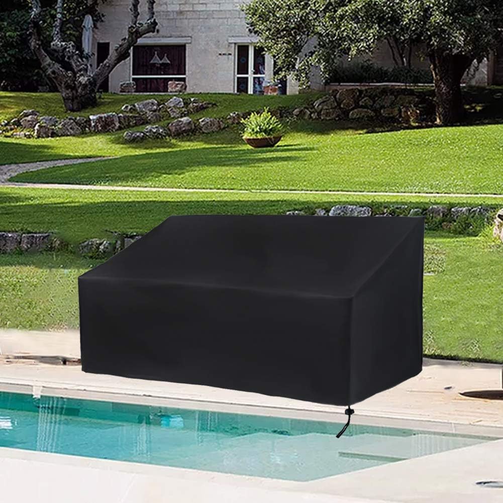 ValueHall Patio Sofa Cover Patio Outdoor Furniture Waterproof and Dust-Proof Cover for Table Chair Seat Lounge Porch Sofa and Outdoor Patio Lawn Backyard Sofa V1C03 (3-Seater)