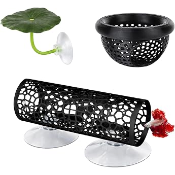 Set of 3 Aquarium Decoration Cave Betta Fish Accessories Aquarium