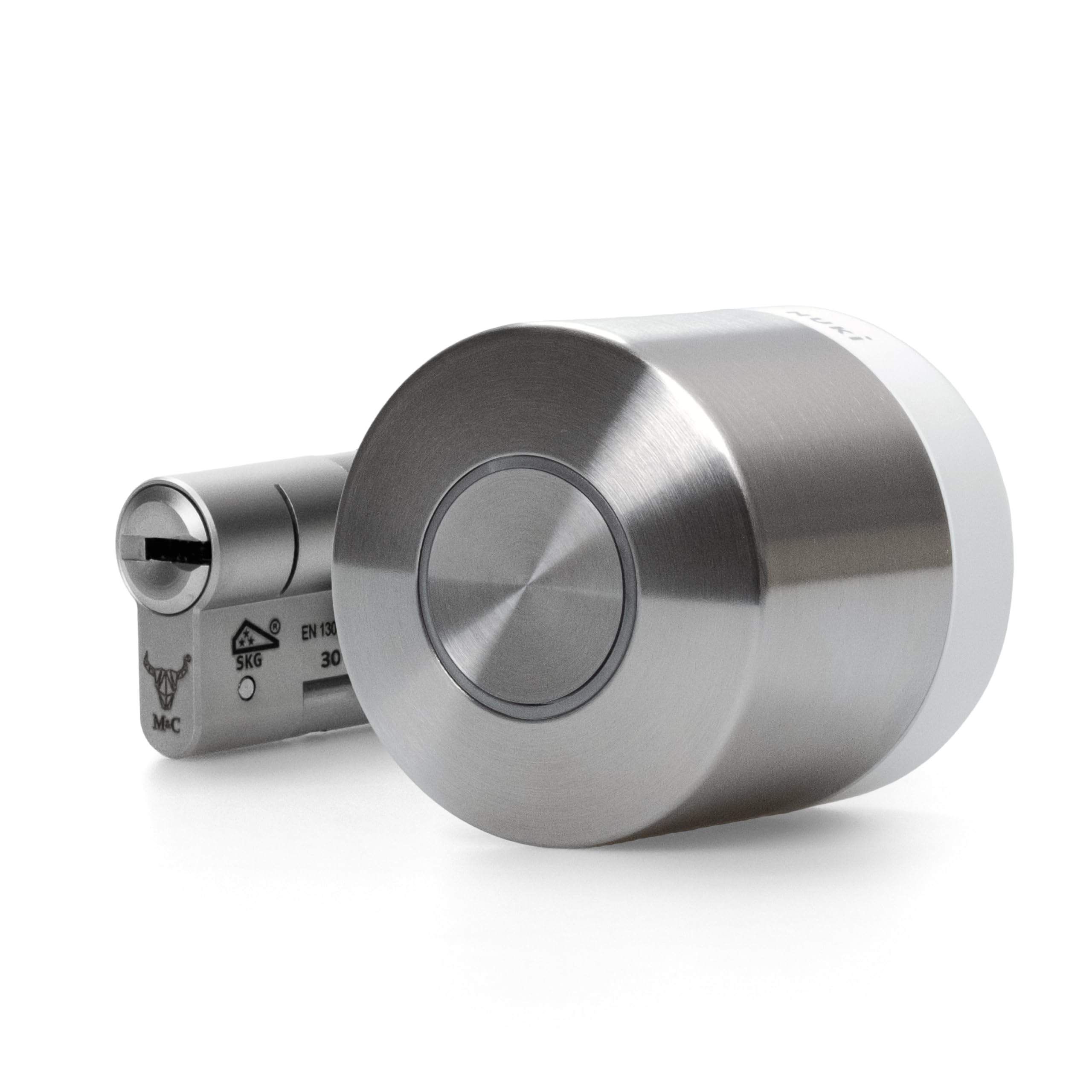 Nuki Smart Lock Ultra (Euro Profile) Smart Door Lock for European Doors, Keyless Entry, Auto-Unlock, Matter, WiFi, Bluetooth, Remote Access, Easy DIY Installation, Includes Security Cylinder