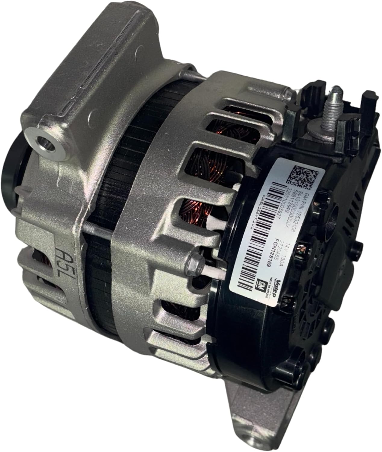 SB Parts New OEM Alternator 130 Amp Replacement Compatible with Chevrolet Malibu 2021 2022 2023 2024 (1.5L) Turbocharged