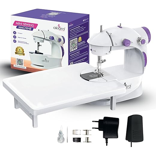 Akiara Mini Sewing Machine with Table Set