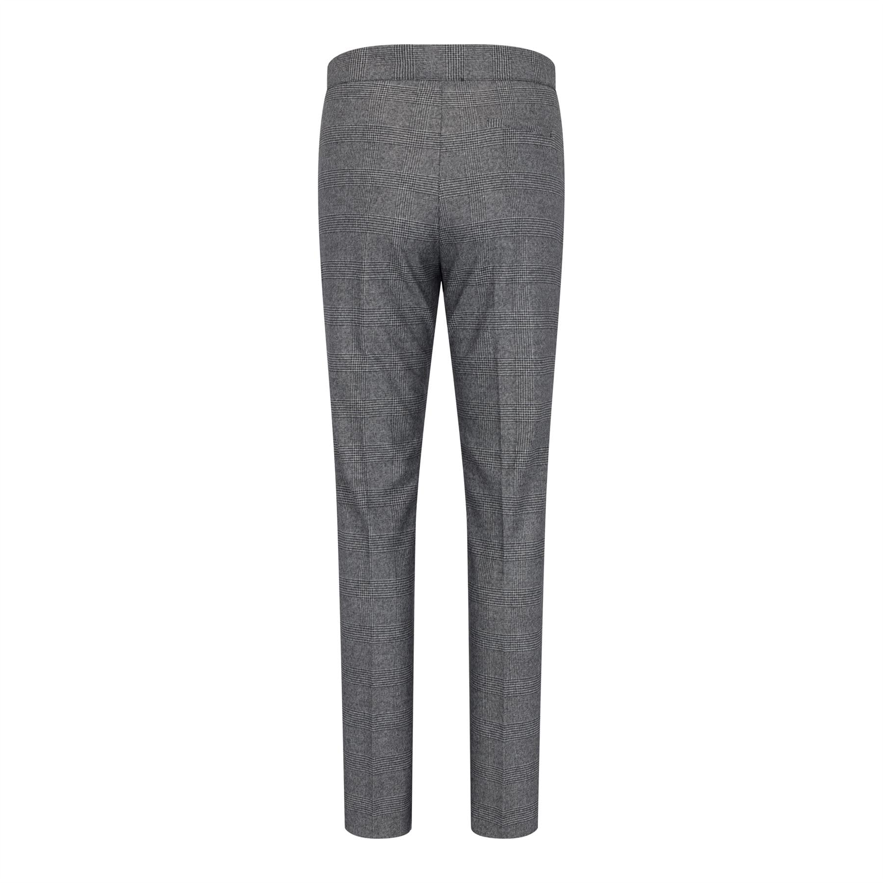 TruClothing.com Damen Anzug 3 Teilig Grau Karo Tailored Fit Business Formal