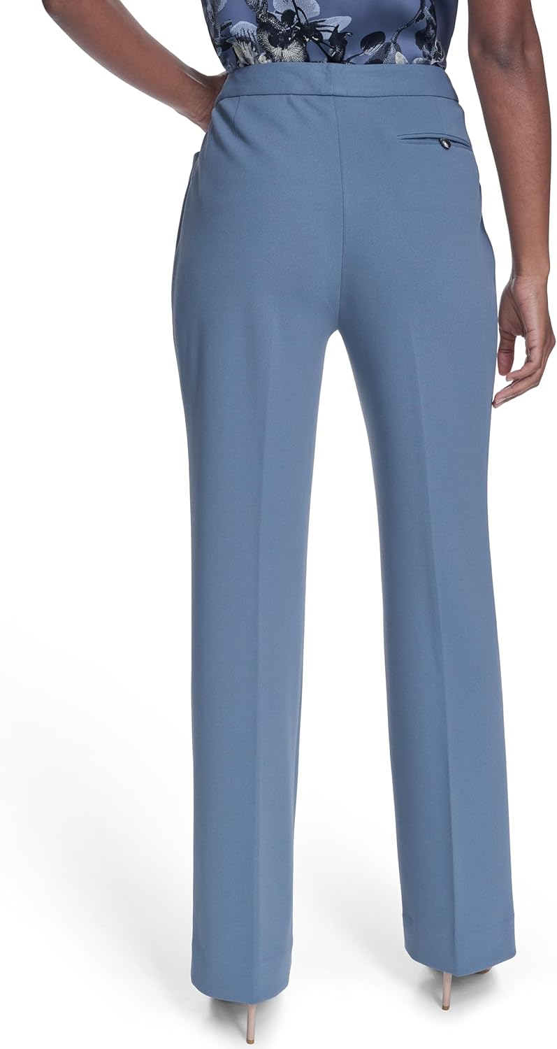 Calvin Klein Women's Pleated High Waisted Modern Fit Pant