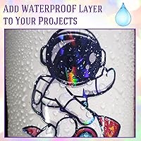 Vista 7 de Koala - Papel adhesivo de vinilo para impresora de inyección de tinta, hojas laminadas brillantes y holográficas, papel adhesivo holográfico