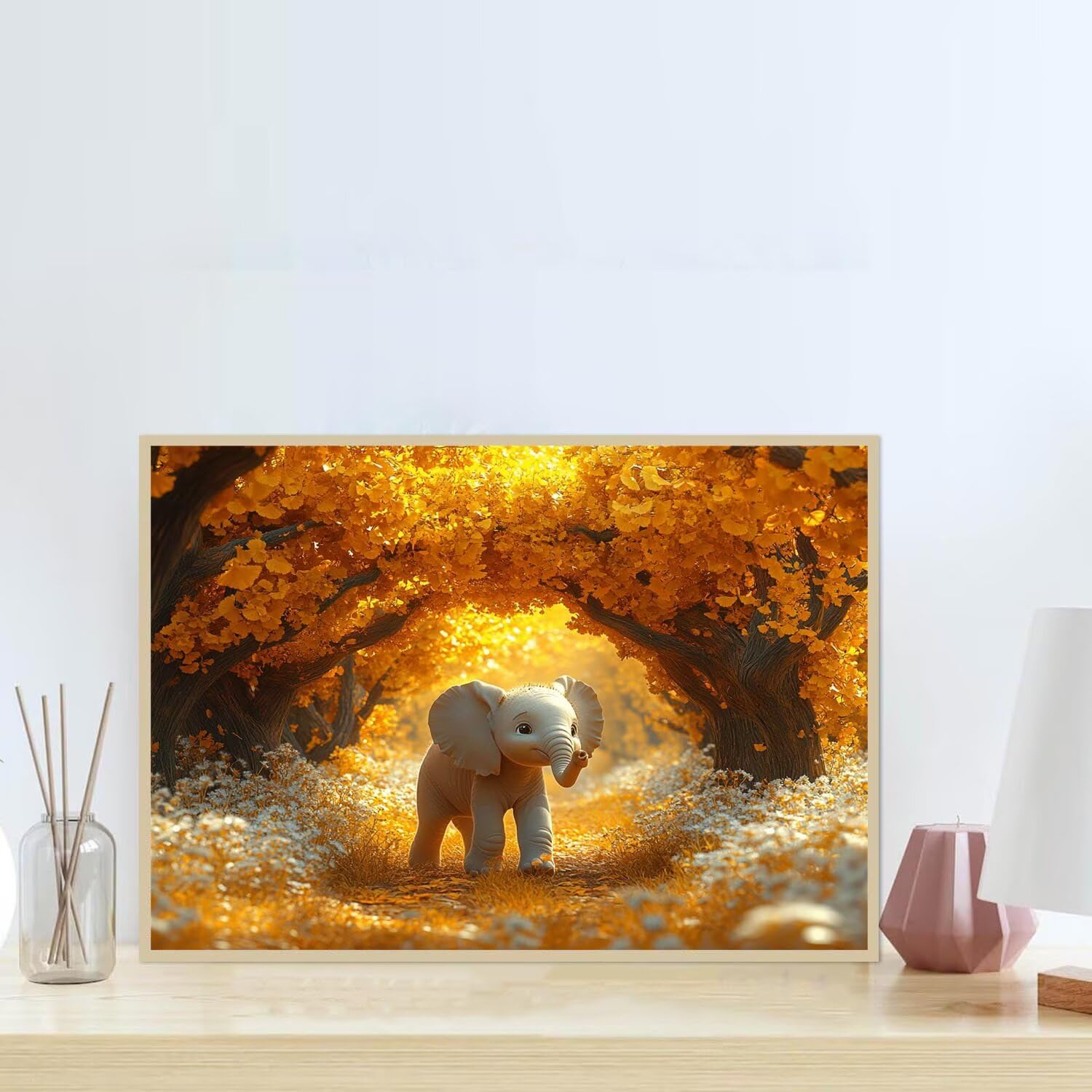Zestawy do malowania diamentowego słonia, zestawy artystyczne, dla dorosłych, las, do haftu krzyżykowego, 5D, DIY, pełne wiercenie, kryształowa sztuka dla początkujących, sztuka i rzemiosło dla