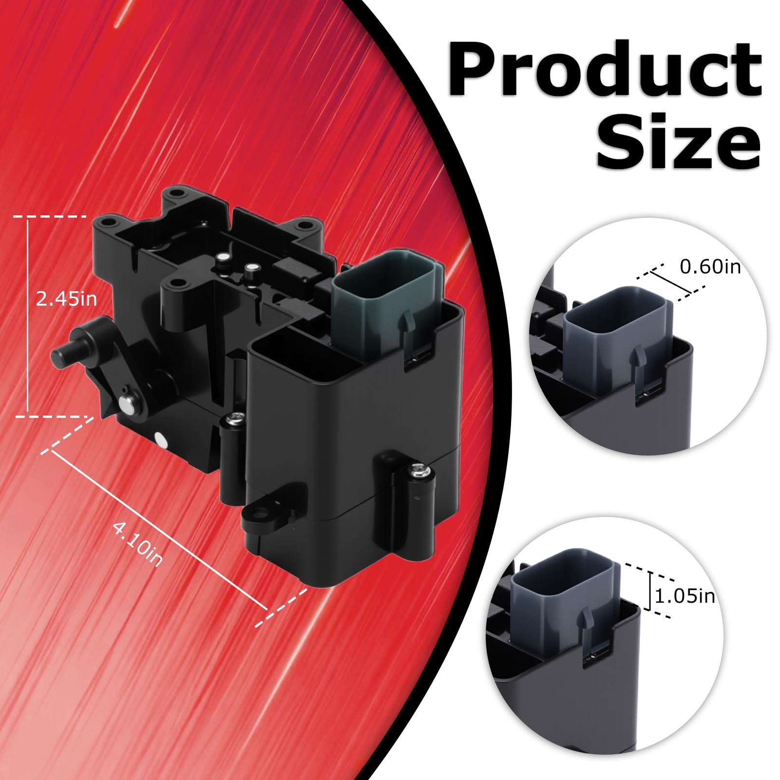 Módulo de control de freno, módulo de control de freno para cortacésped, montaje de caja de freno para ToroTimecutter Ex Mark E S con material ABS compatible con 130-6892 132-0935 136-4213