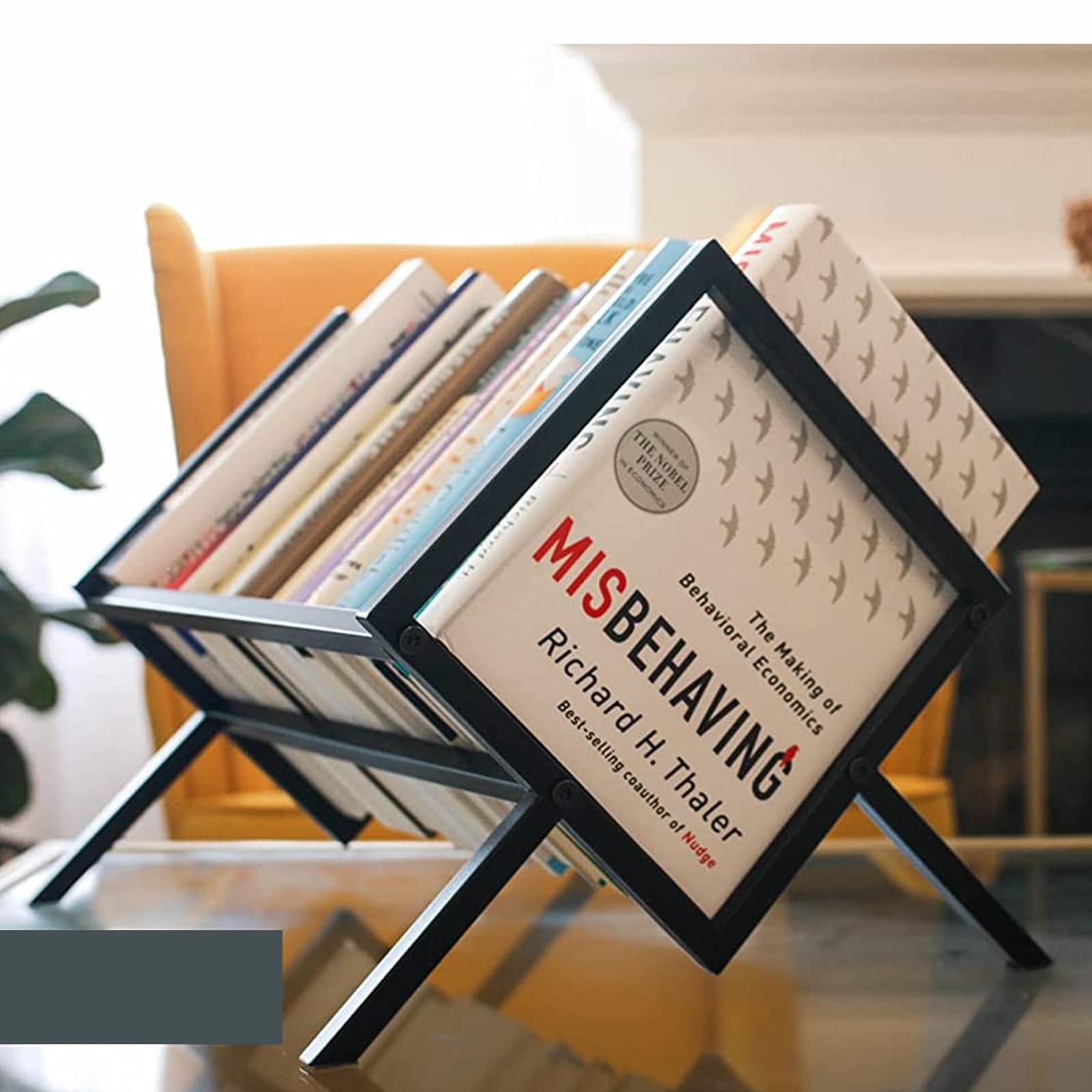 Stojak do przechowywania płyt winylowych stojak ekspozycyjny na albumy, książki, czasopisma, stalowy nizer do płyt muzycznych, matowy czarny