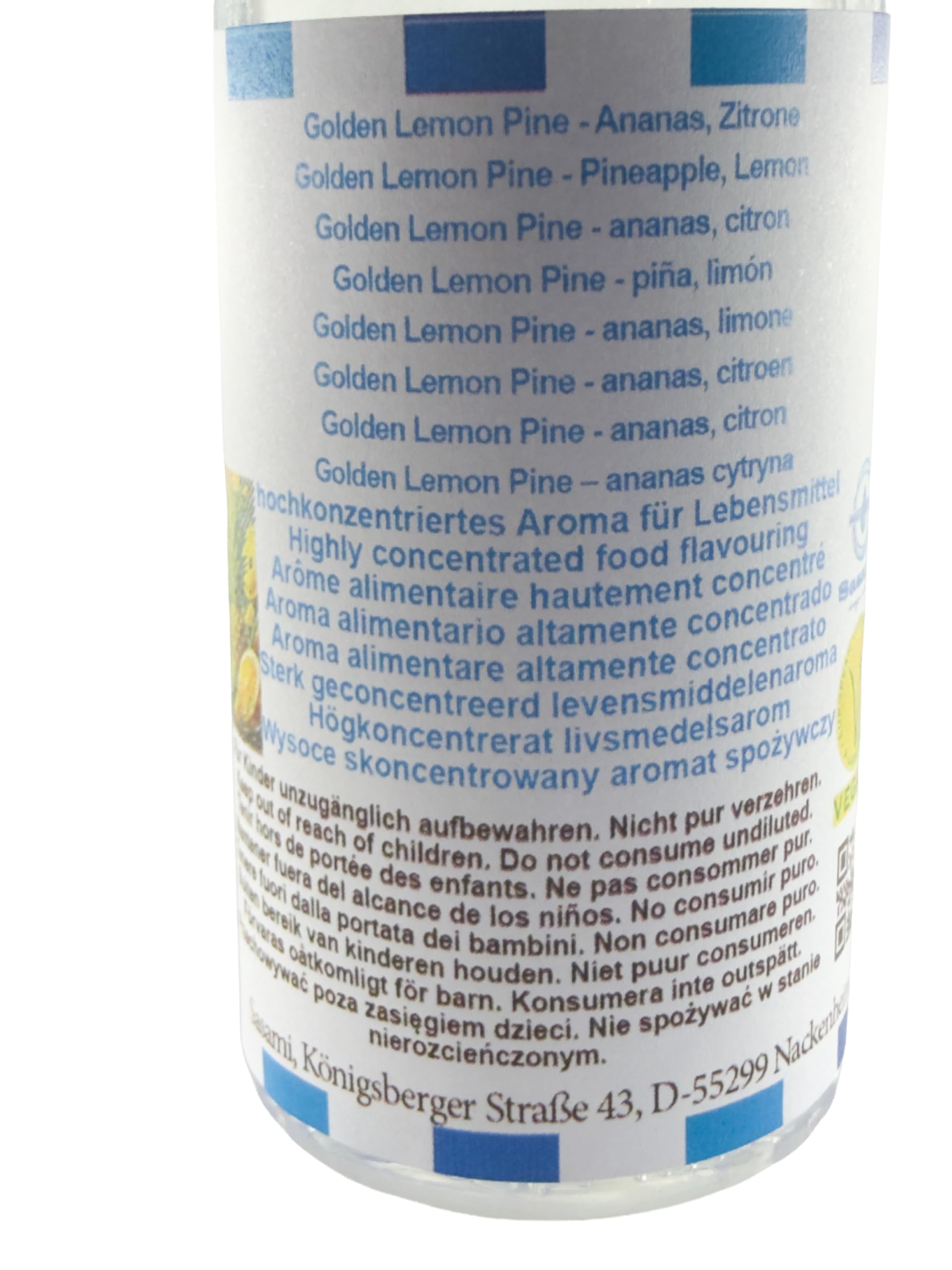 Golden Lemon Pine – ananas cytryna aromat koncentrat – Wegański – Sasami – 100ml