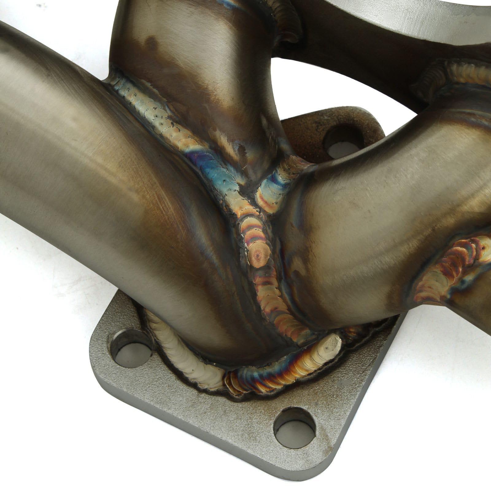 Sistema di scarico collettore di scarico da 4,4 cm, compatibile con BMW E90 Serie 3 320d 2.0l 2007-2011 berlina modelli berlina in acciaio inox prestazioni scarico aggiornamento