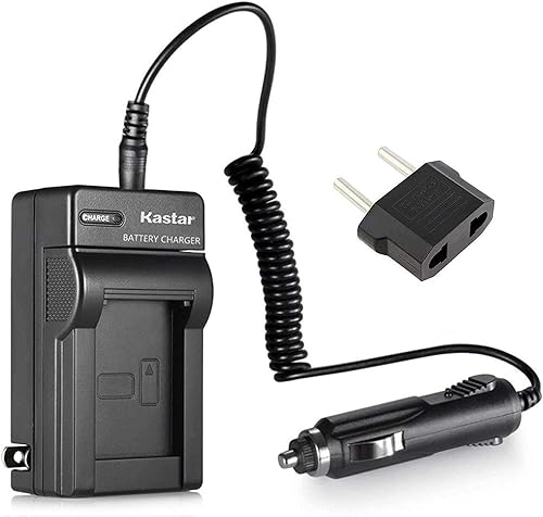 Kastar Cargador de batería para videocámaras JVC Everio GZ-MG630U, GZ-MG630AU, GZ-MG630RU, GZ-MG630SU y JVC BN-VF808, BN-VF808U, BN-VF815,