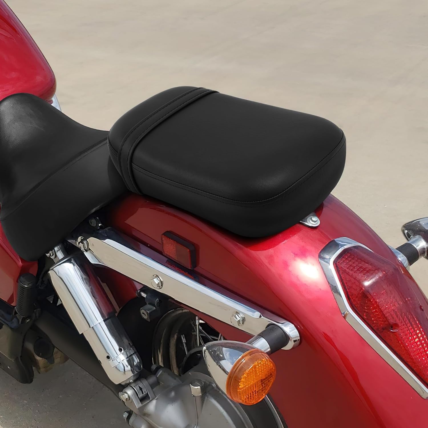 SLMOTO Motorcycle Rear Passenger Pillion Seat Fit For Honda Shadow Aero 750 VT750C 2004-2024 Replace For 77300-MEG-G10ZA