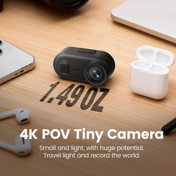 Cámara 4K 30FPS, 64GB, Resistente al agua, Estabilización 6 ejes miniatura 4