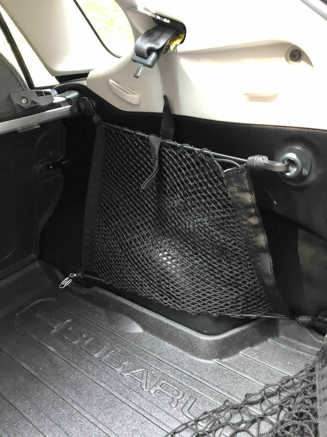 Trunk Side Cargo Net Set of 2 for Subaru Impreza Crosstrek XV WRX STI 2012-2025–Envelope Style Cargo Net for Wagon – Premium Mesh Elastic Car Trunk Organizer – Compatible with Impreza