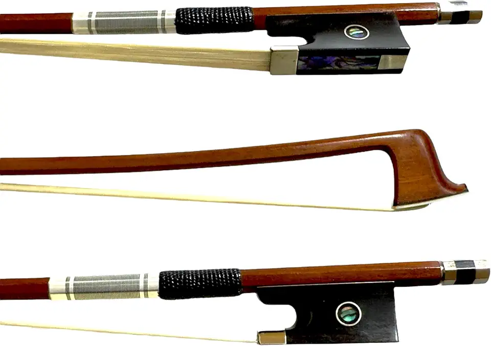 Arco Violino 4/4 Octogonal Balanceado Crina Mongólia Genuína Premium