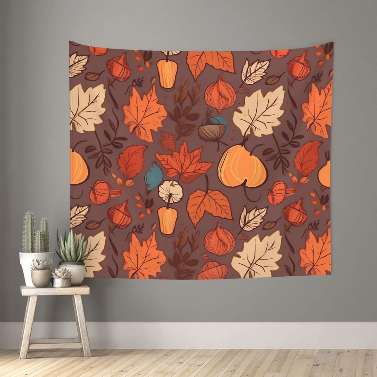 FodPand Fall Tapestry for Bedroom Aesthetic, Wall Hanging Tapestries Art Decor Backdrop Wall Tapestry for Dorm Living Room Funny Poster Party Banner Background 51" X 60"