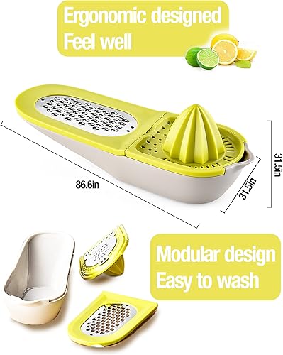 Miniatura 3 de Exprimidor de limón - Exprimidor de cítricos de naranja limón y naranja Exprimidor de lima multifuncional fácil de usar y limpiar
