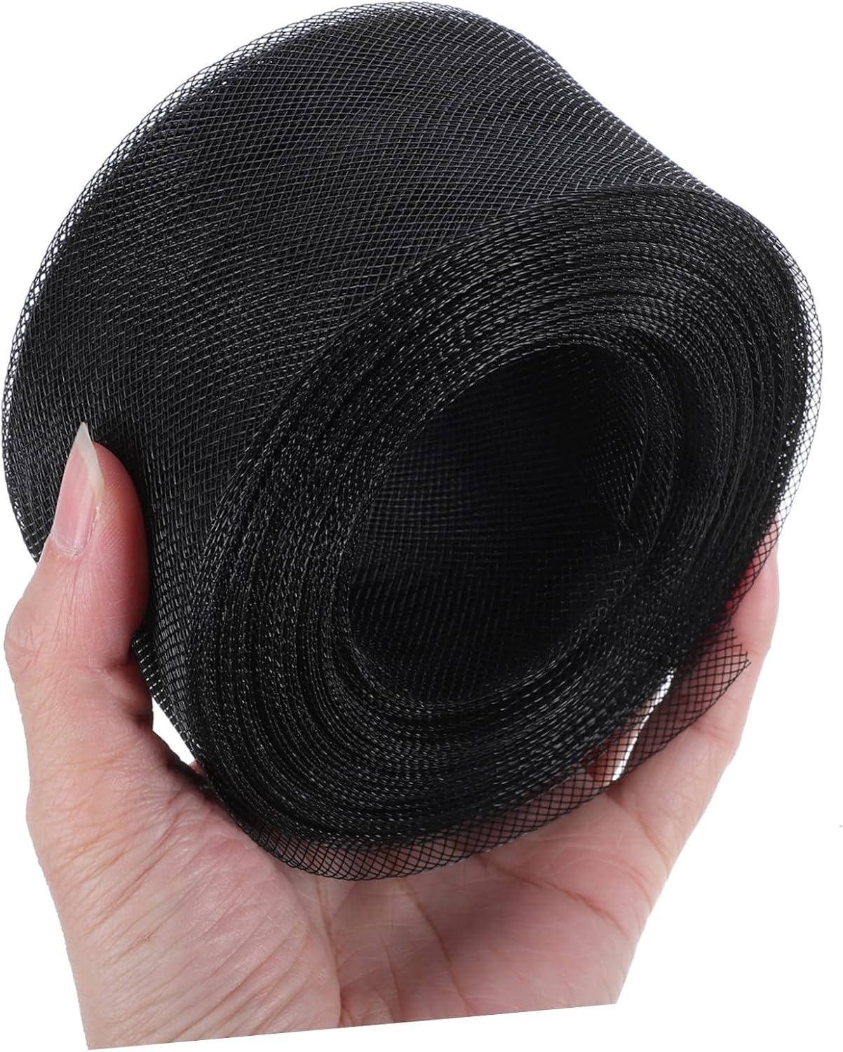 DOITOOL Polyester Horsehair Braid Wide Stiff Mesh Trim for Sewing Crafts for Wedding and Gowns Elasticity for Comfortable Fit