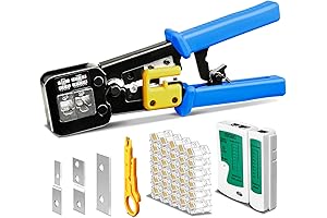 Pass-Through RJ45 Crimping Tool Kit