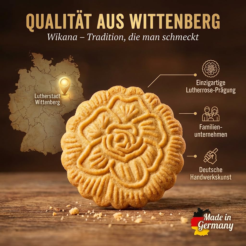 30x Wikana Butterkeks (3,75kg) – Knusprige Butterkekse im Vorratspack – Klassischer Keksgenuss für Kaffee & Pause – Ideal für Familien, Büro & Gastronomie