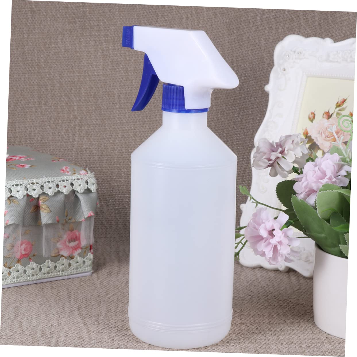 Botella Pulverizadora 500ml de Plástico Boquilla Pequeña, 12 Piezas | Pulverización Uniforme Fugas, Uso en Jardinería y Peluquería, Color Azul, Fácil Manejo