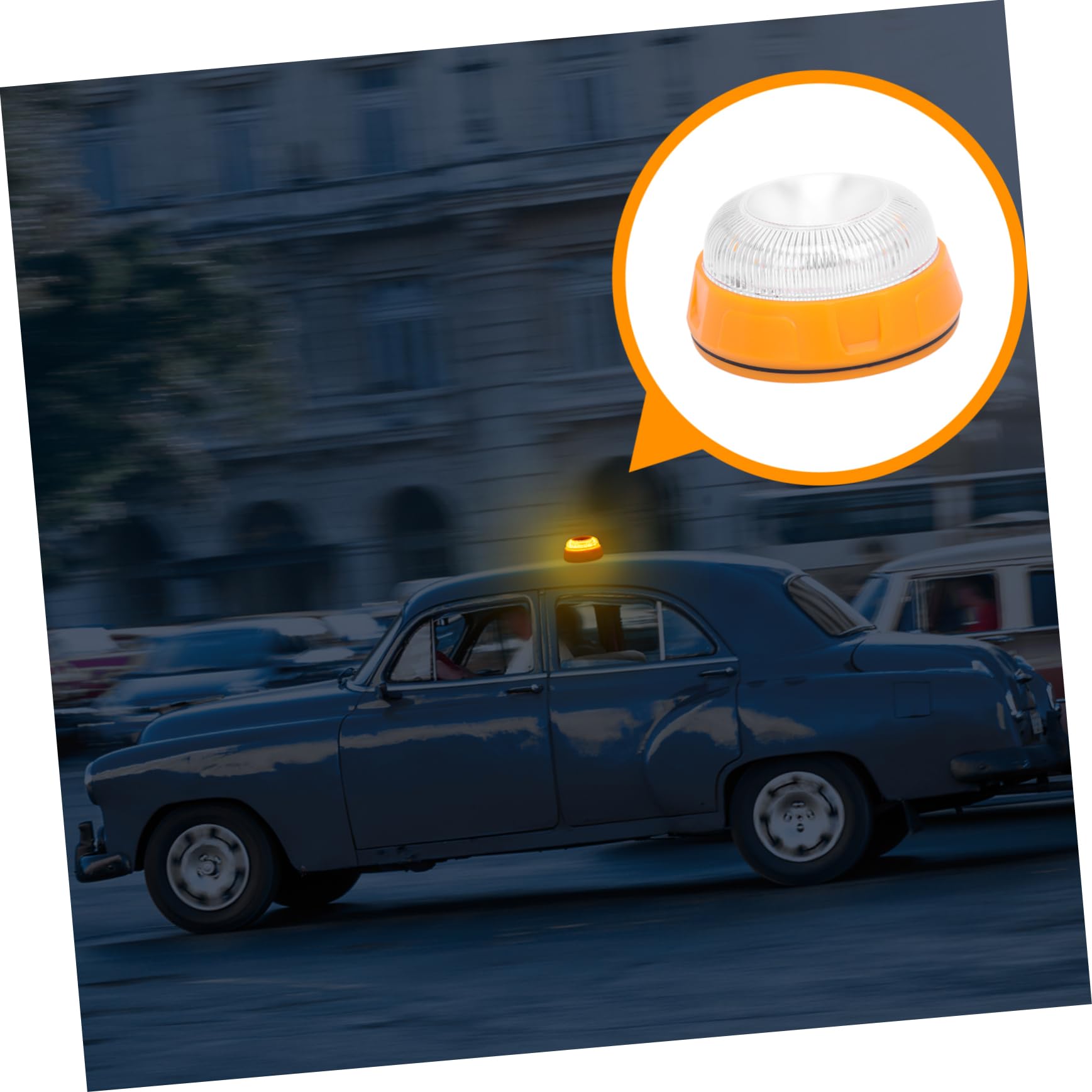 Lampeggiante LED Blu, Luce Di Avvertimento Magnetica Lampeggiante Per Veicoli Con Presa Accendisigari Da 12 80 V 90055021 - Foto 10