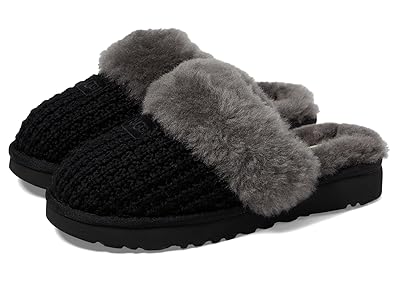 UGG Cozy Knit Slipper (New Black) Women