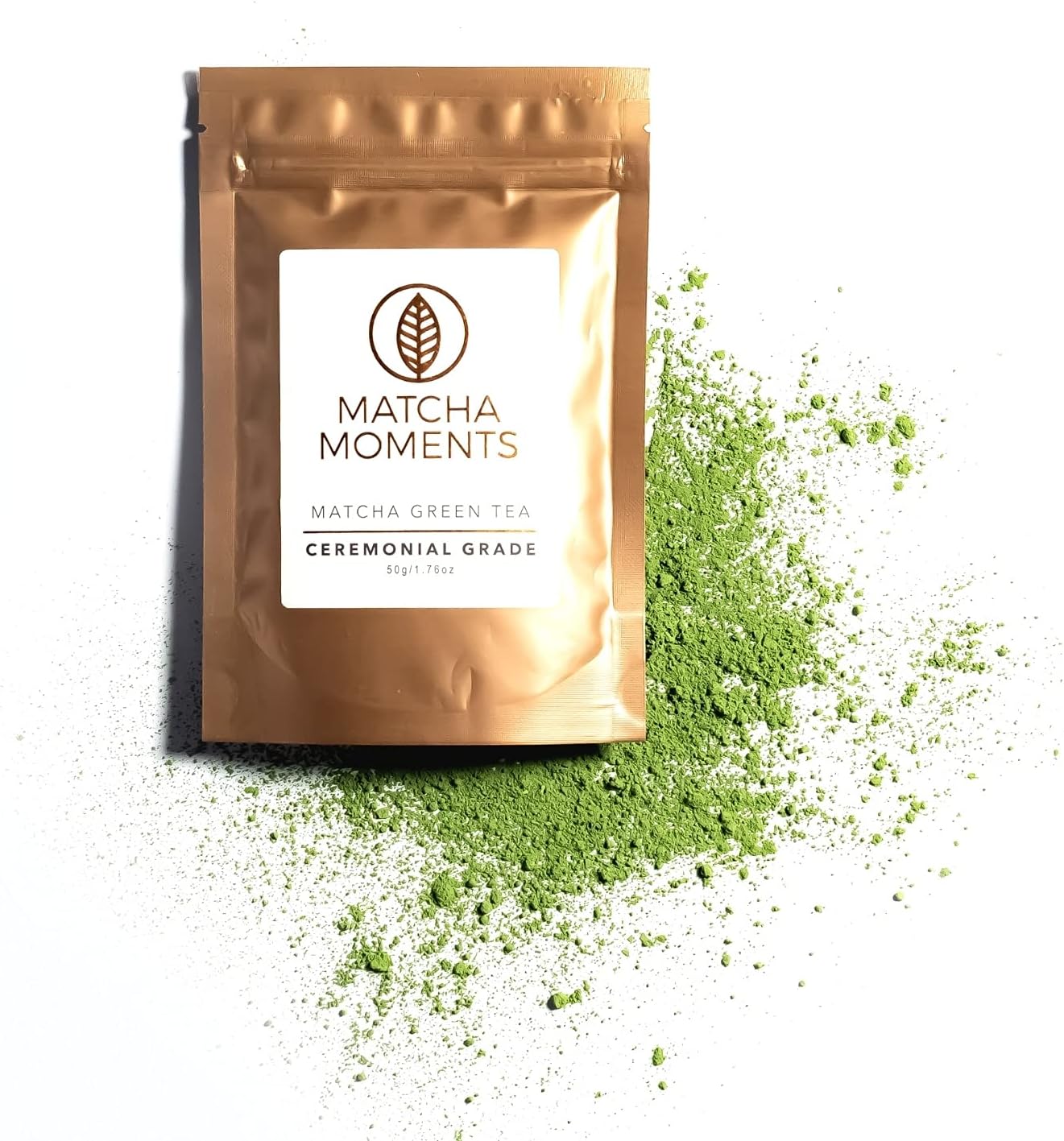 Matcha Green Tea Powder | Ceremonial Grade Japanese Tea | Boosts Immune System | Detox & Energy | Fair & Sustainable, Farm to Cup Superfood from Japan (50 GR)