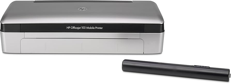 HP Officejet 100 Inkjet Mobile Printer - Compact and Portable