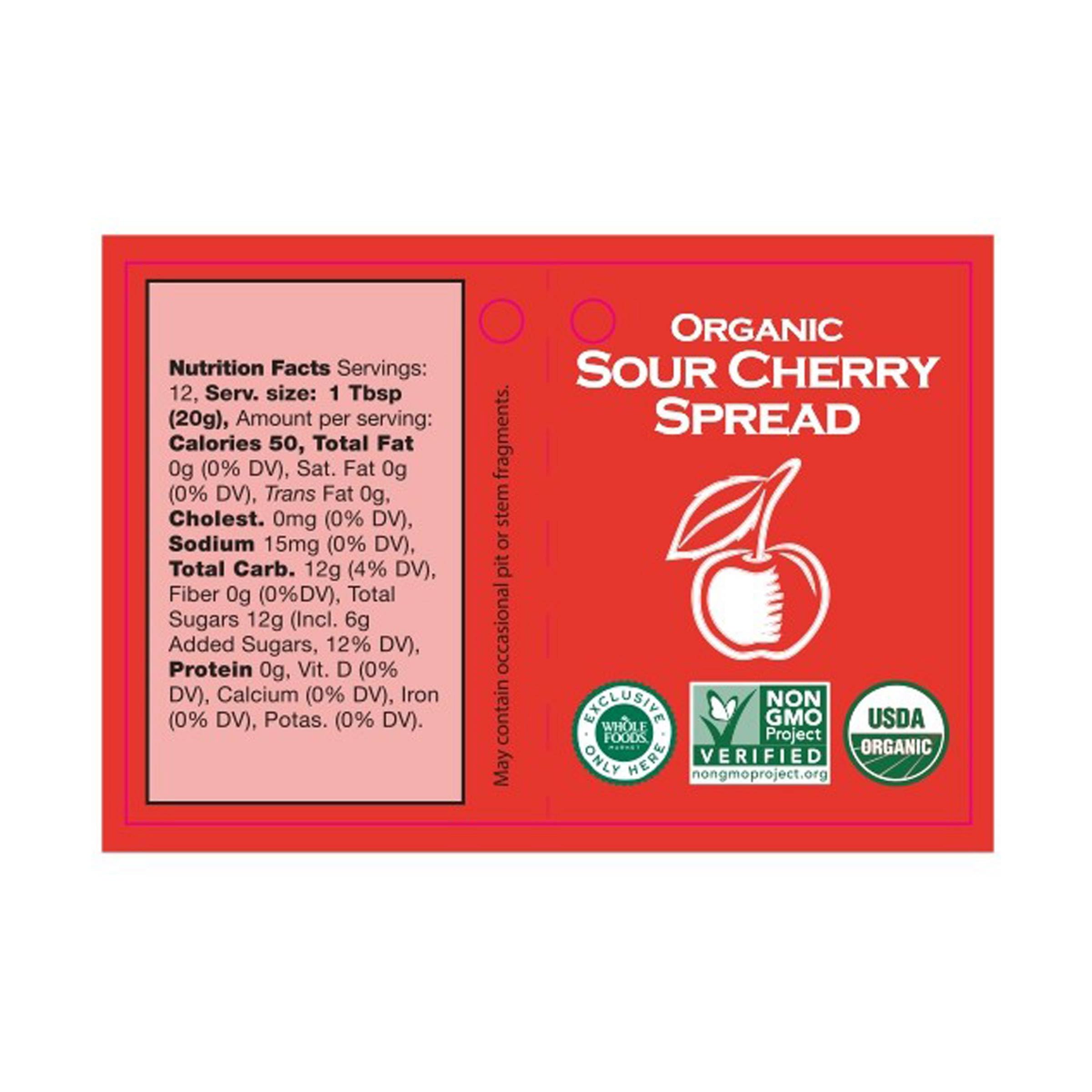 Dalmatia Imports, Organic Sour Cherry Spread, 8.5 Ounce | Grocery