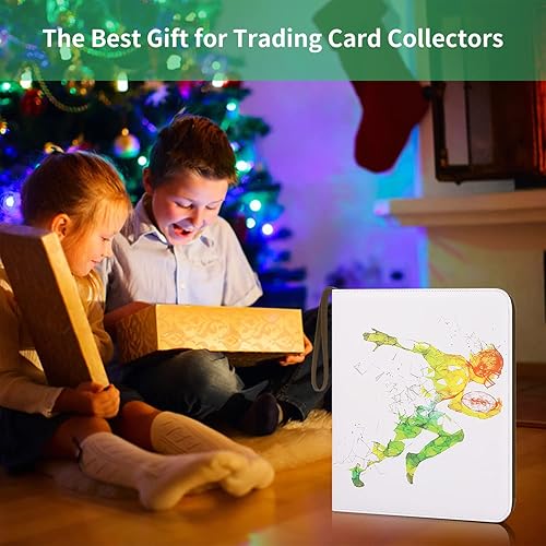 Miniatura 7 de HESPLUS Carpeta de tarjetas de fútbol con mangas 900 bolsillos soporte para tarjetas coleccionables de fútbol organizador de almacenamiento de