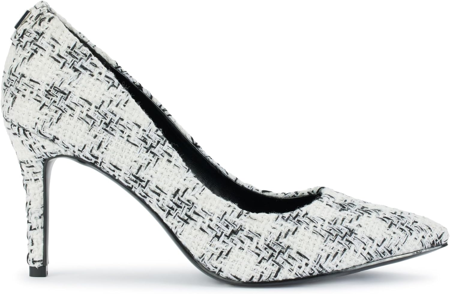 Karl Lagerfeld Women's Royale Tweed Pointed Toe Dress Pump