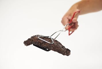 GrillPro 40730 Chrome Plated 2-in-1 Turner/Tong, Silver