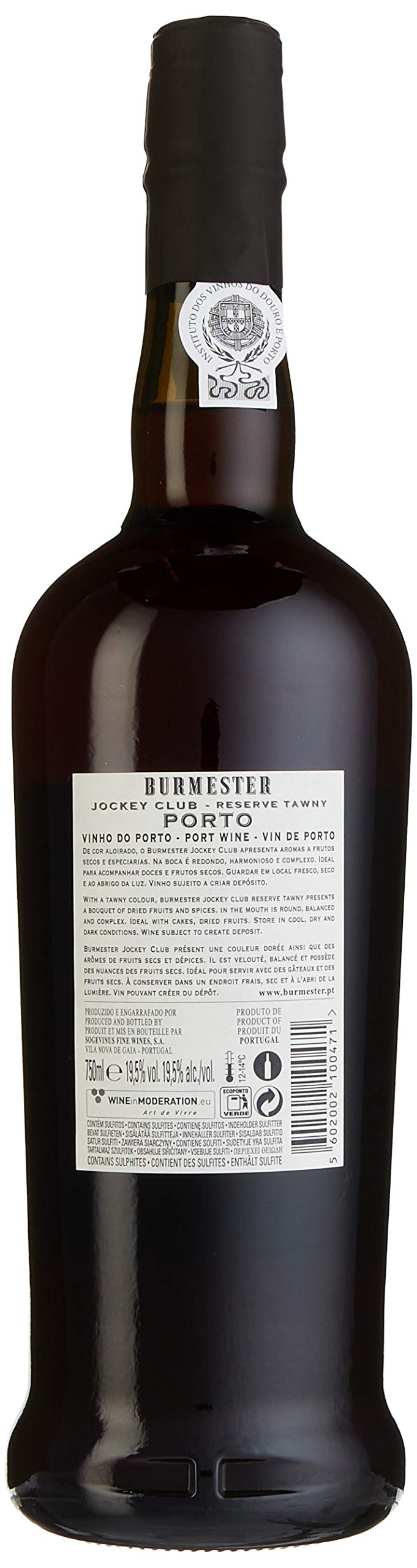 Burmester Jockey Club Tawny Reserve Port in Geschenk-Dose (3 x 0.75 l)