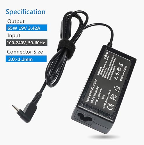 Miniatura 2 de N15Q9 N15Q8 A13-045N2A Cargador Adaptador de CA para Acer Chromebook R11 11 14 15 CB3-431 CB3-532 CB3-131 CB3-132 CB3-111 CB5-132T, Acer Chromebook