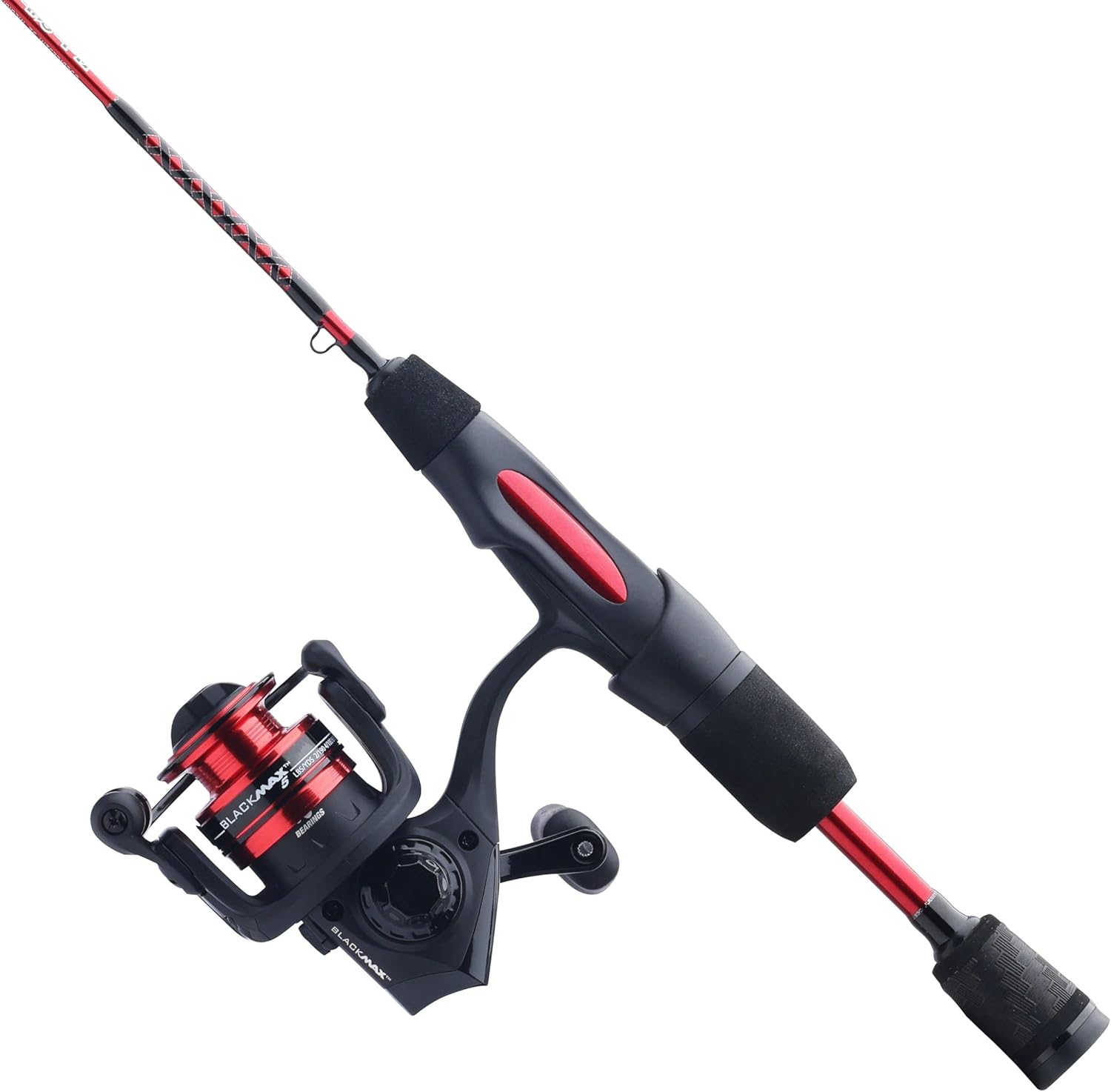 Ugly Stik 28" Carbon Ice Spinning Rod and Reel Combo, 5 Size Reel, 1 Piece Fishing Rod, Medium Light Rod Power, 2-6 lb Line Rating 5 Size Reel - 32" - Medium Light - 1pc