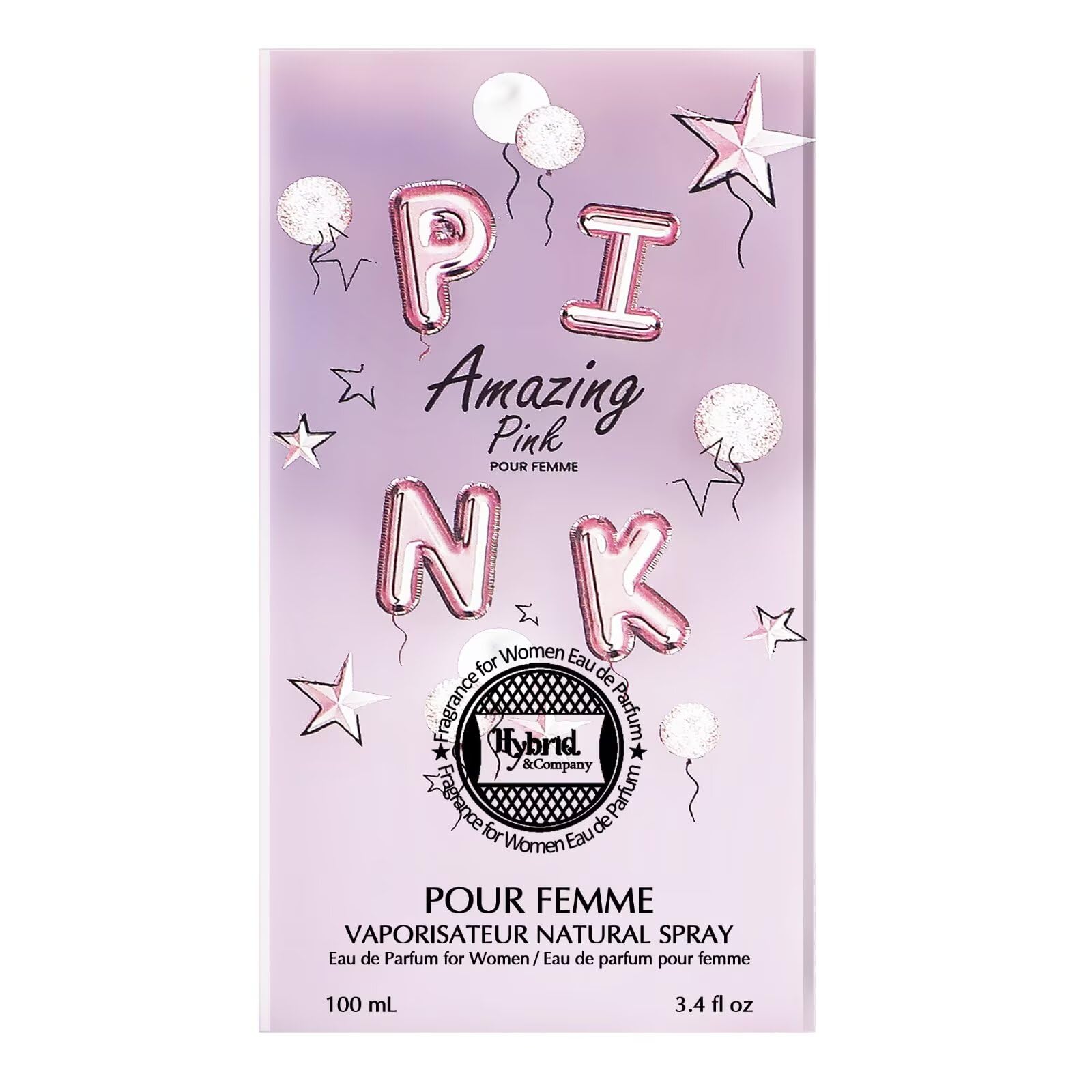 Amazon.com : Hybrid & Company Women Amazing Pink Pour Femme Eau De