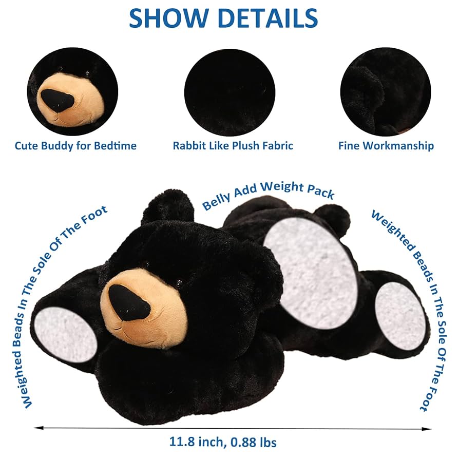 Amazon.co.jp: ronivia (ロニビア) 重みのあるぬいぐるみ クマの