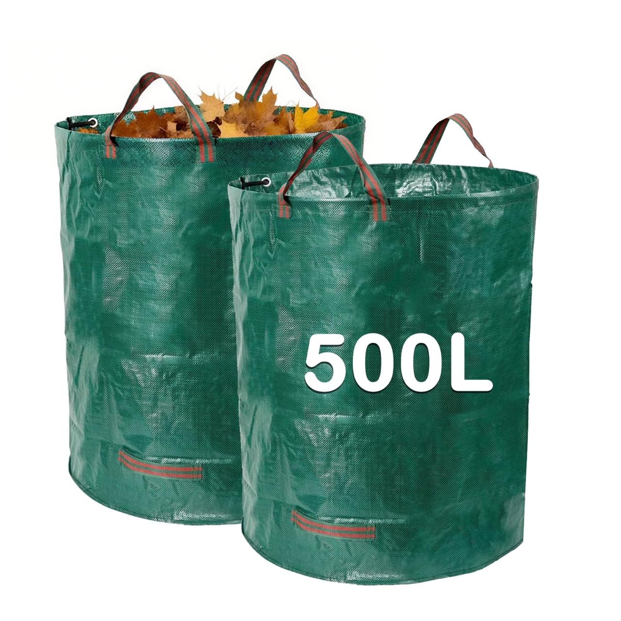 Sac de jardin 500L robuste et imperméable pour déchets végétaux