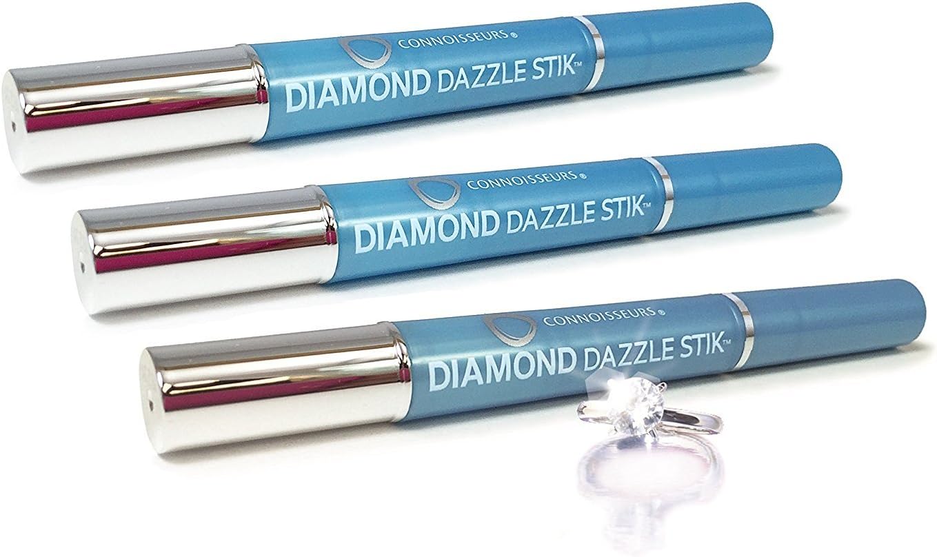 Connoisseurs Diamond Dazzle Stik Jewelry Cleanerto Bring out the Bling 3-PAck: Jewelry Cleaning And Care Products: Clothing, Shoes & Jewelry