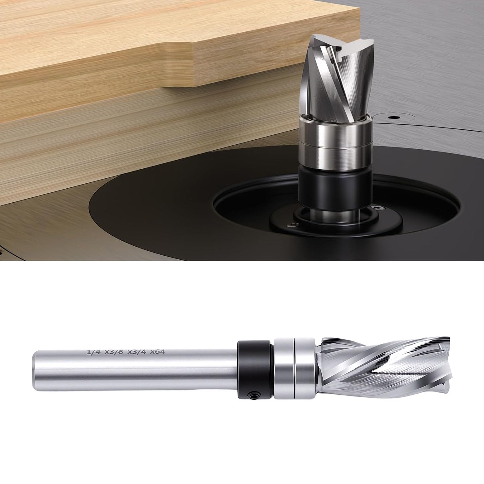 Frez do Przycinania Krawędzi Średnica Cięcia 3/8" Długość 3/4"