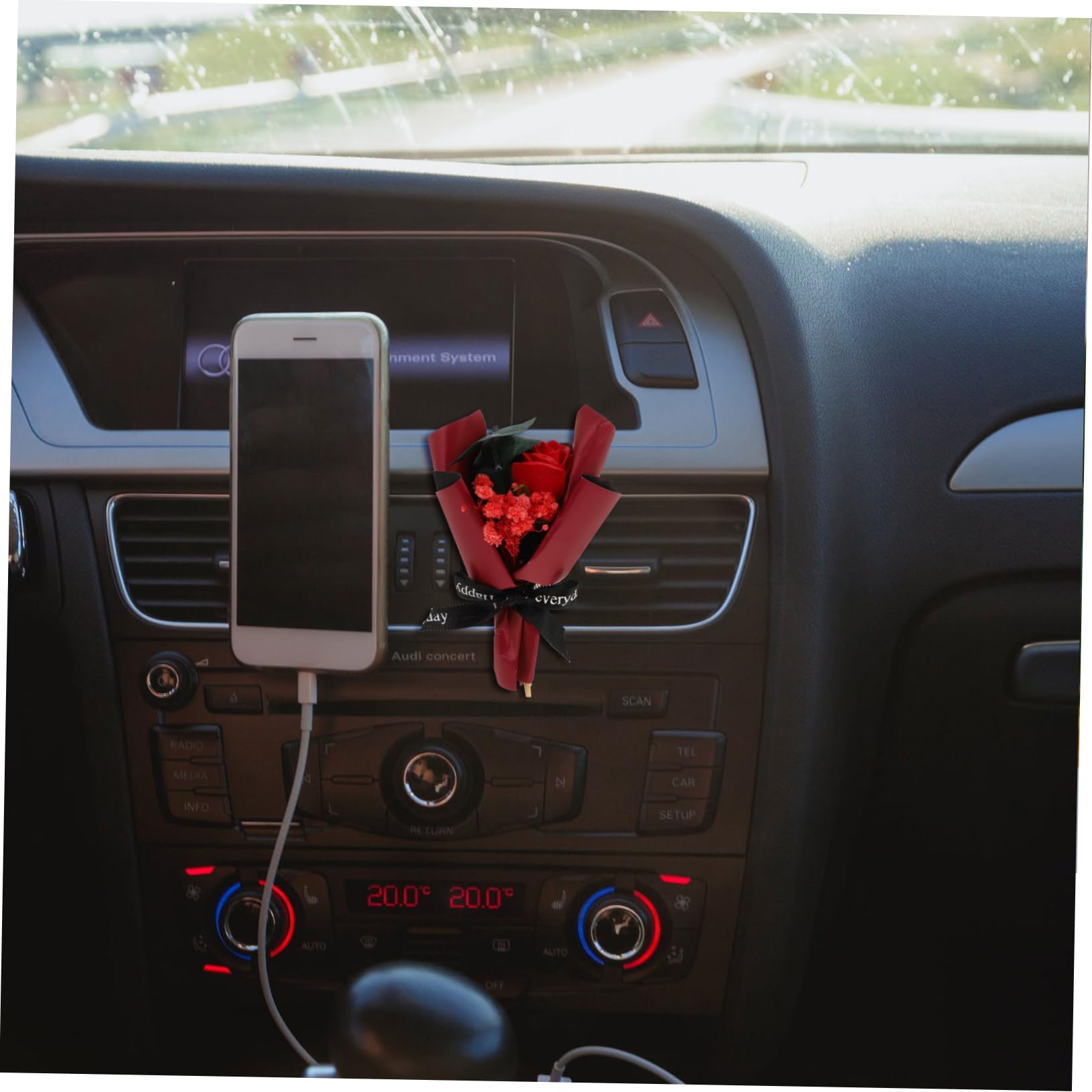 SUPVOX 5pezzi Profumatore Per Auto Bouquet Secchi Clip Per Facile Da Installare Decorazione Elegante Per Auto e Domestici