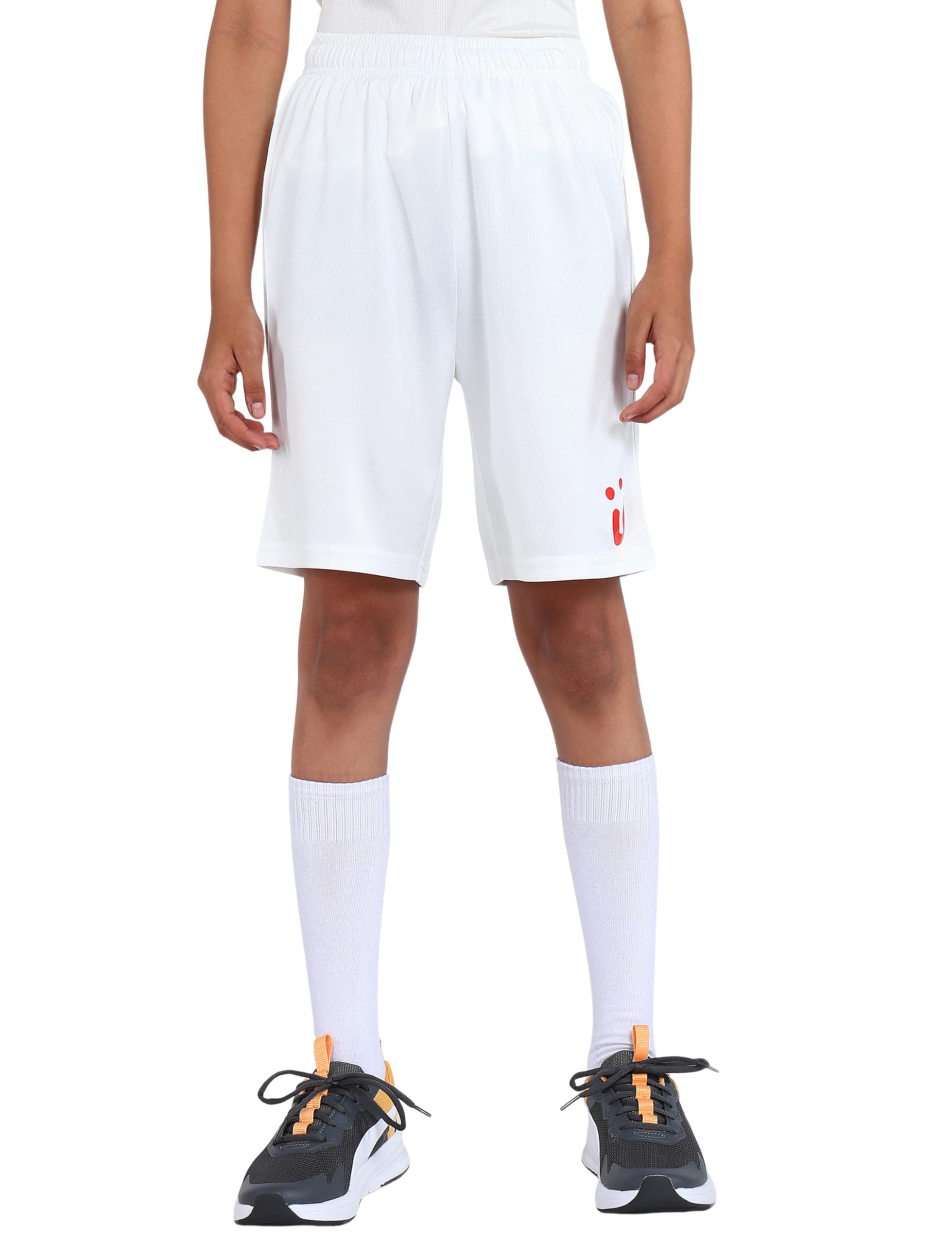 Boys Solid Dry Fit Knee Length Sports Shorts | Activewear Quick Dry 4-14 Years-picture-22