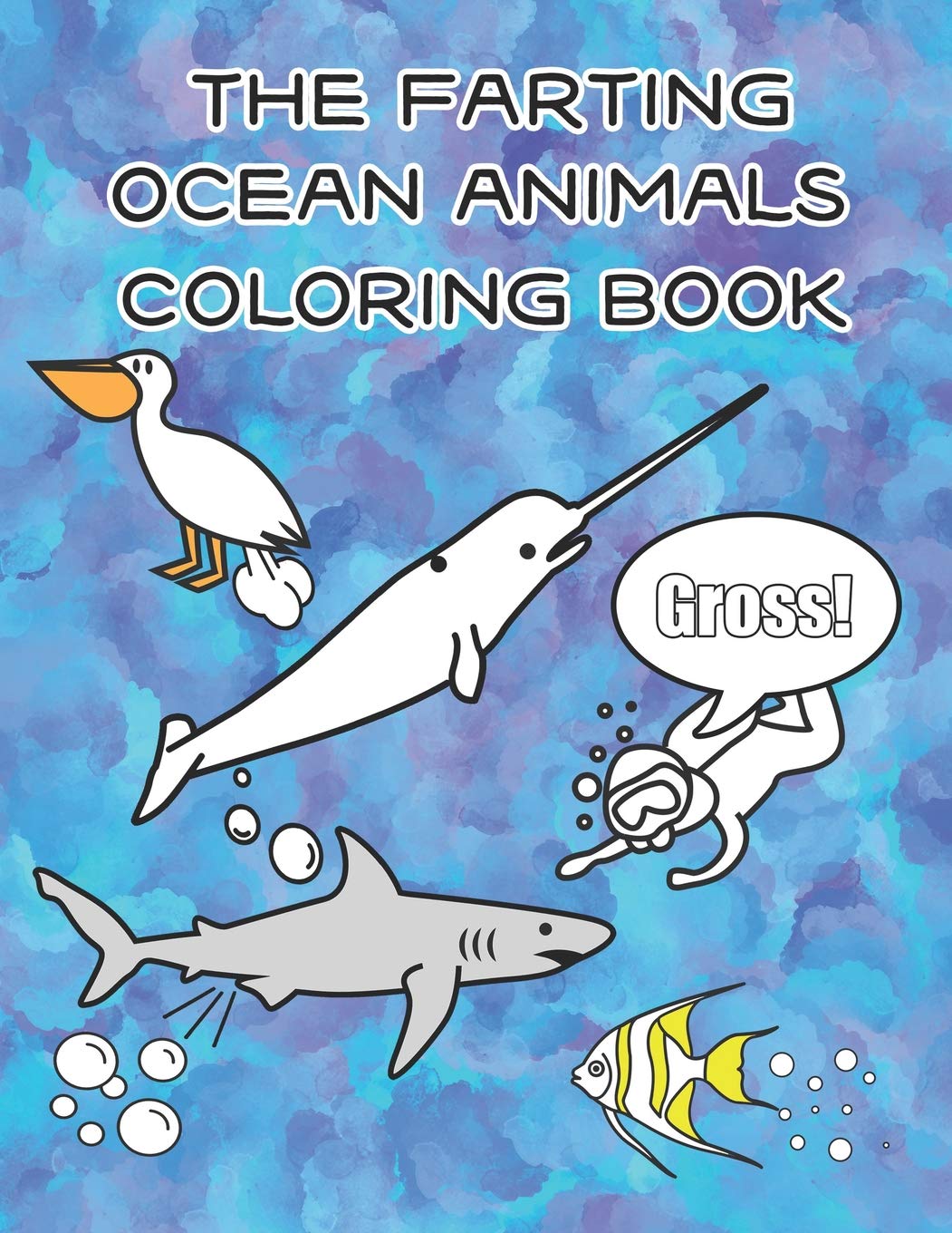 The Farting Ocean Animals Coloring Book