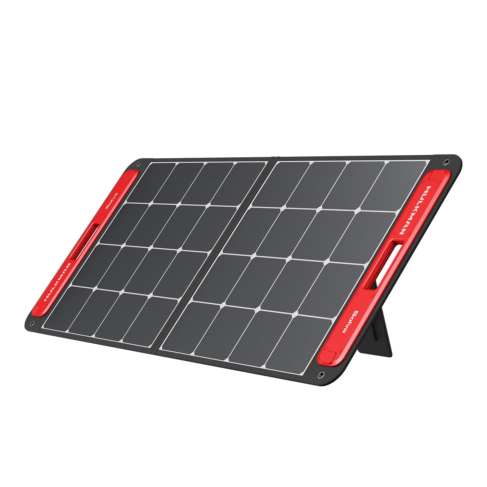 Hulkman Solva 100W Foldable Solar Charger, top-down view