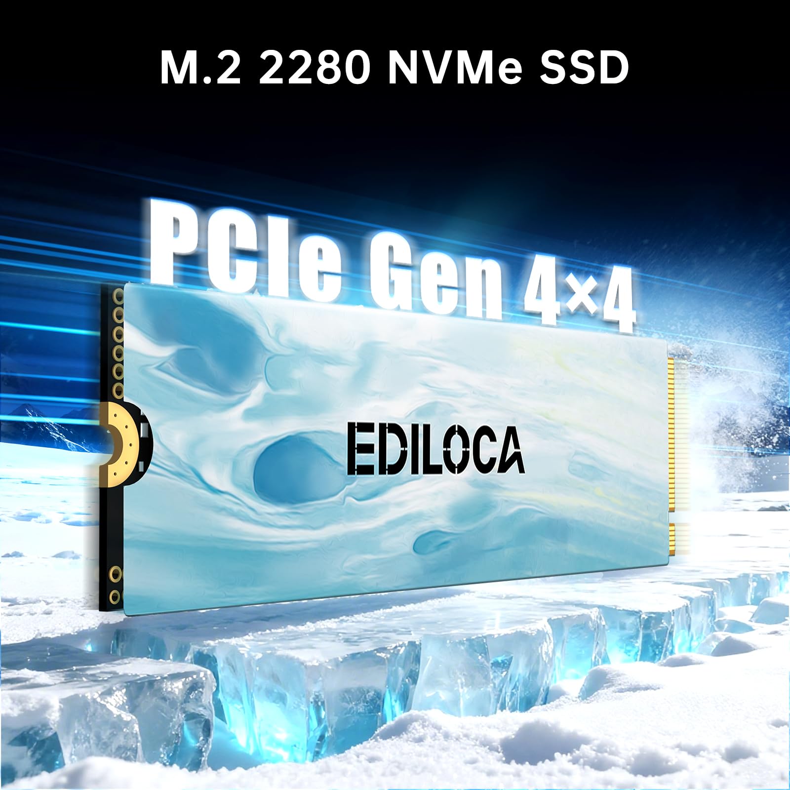 Amazon.com: Ediloca EN880E M.2 SSD 2TB NVMe SSD M2 2280 PCIe Gen