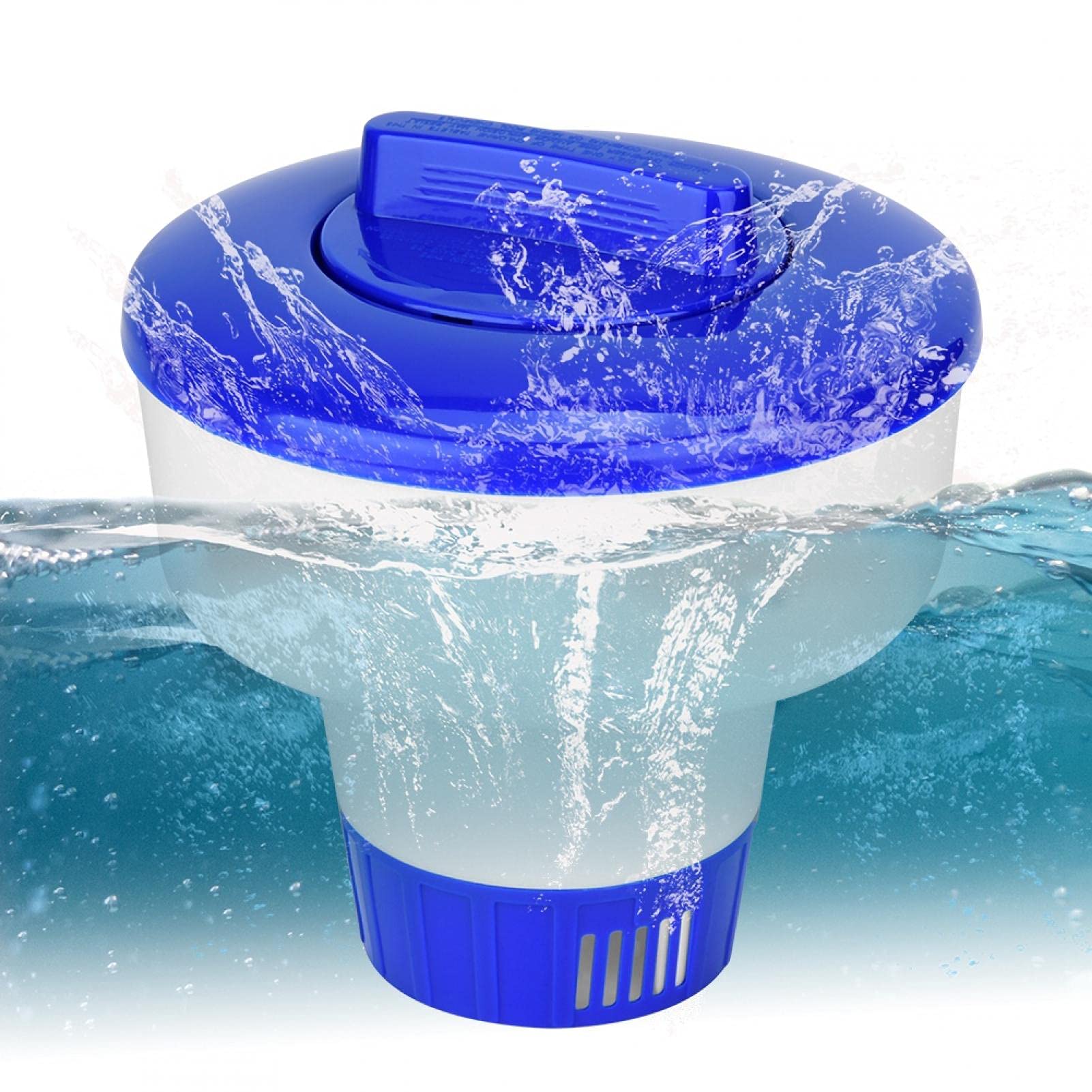Dispenser Galleggiante Deluxe Per Piscina U.S. Pool Supply - Per 3 Compresse, CD-609