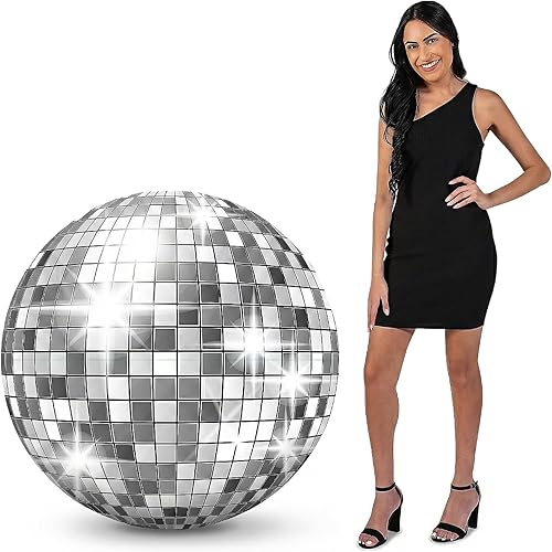 Fun Express 44" x 44" Giant Disco Ball Cardboard Cutout Stand-Up